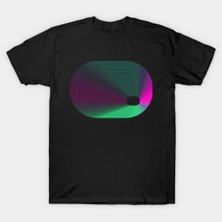 Geometric green abstract popart T-Shirt